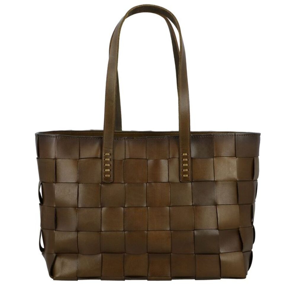 Dragon Diffusion Botteghe Leather Shoulder Bag, Green